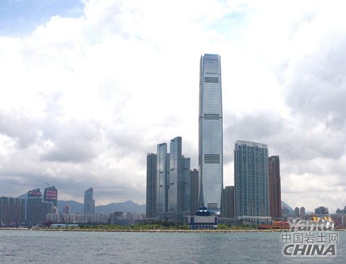 香港環(huán)球貿(mào)易廣場  唯一獲詹天佑獎的香港項目