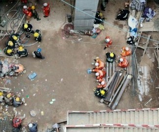 西安地鐵施工塌方